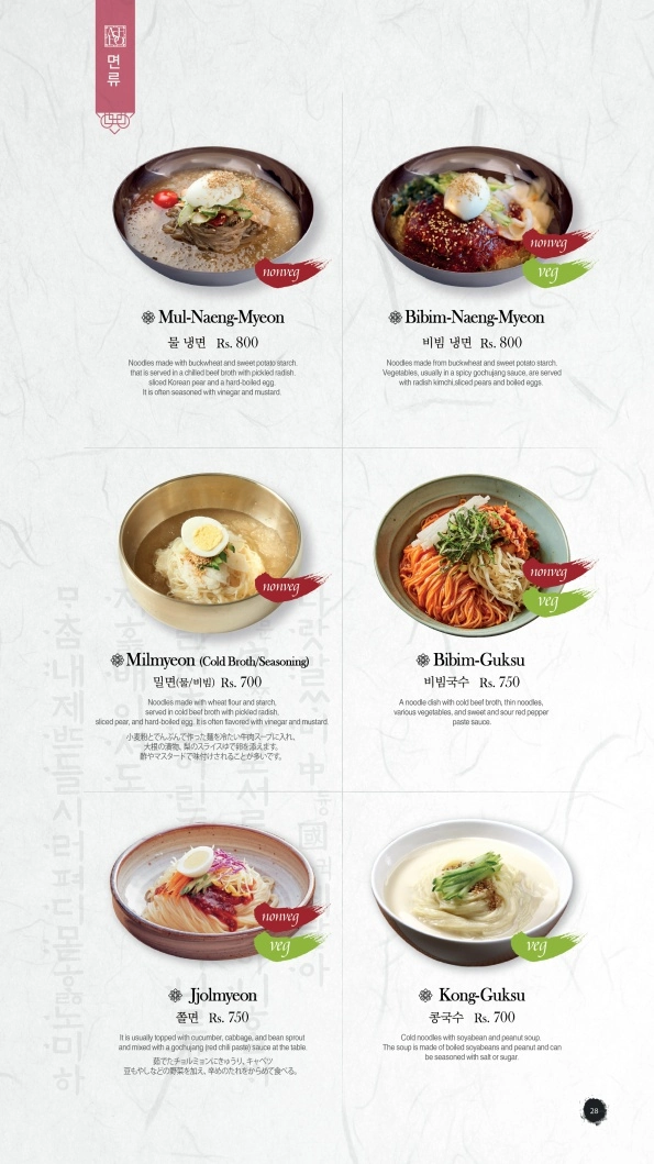 Menu Page 28